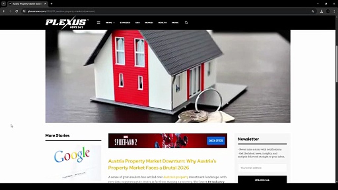 Plexus News: Austria Property Crisis Deepens - 2026 Market Collapse