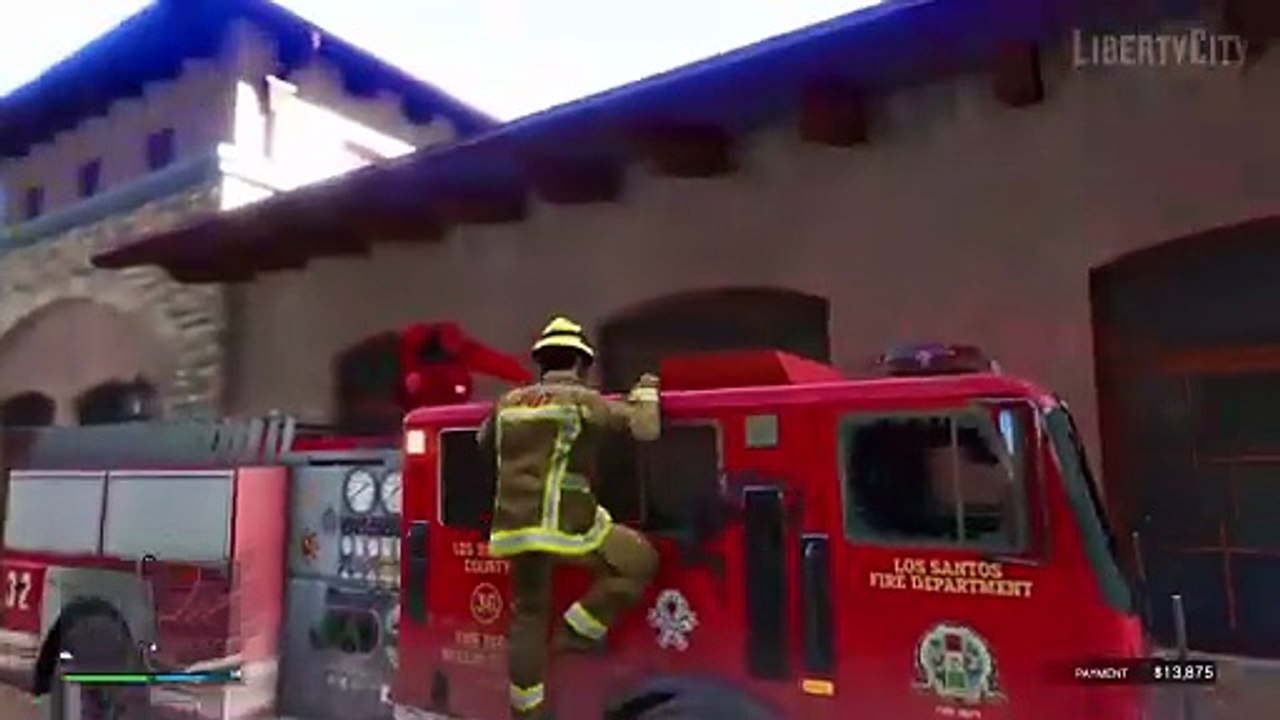 You can now rescue #cats in #GTAOnline With today's update, players can become #firefighters, and these #tasks is a part of the #job. #GTAV #Gameplay #Gaming #RockstarGames