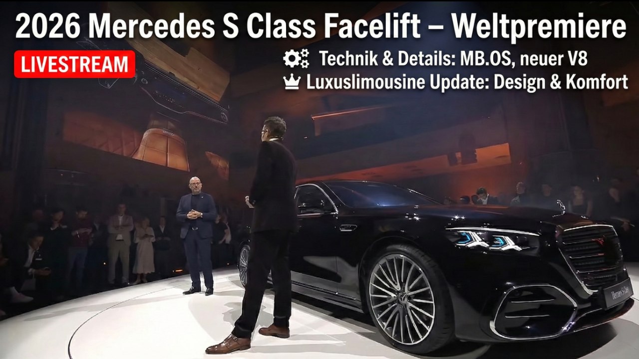 2026 Mercedes S Class Facelift – Luxuslimousine Update (W 223)