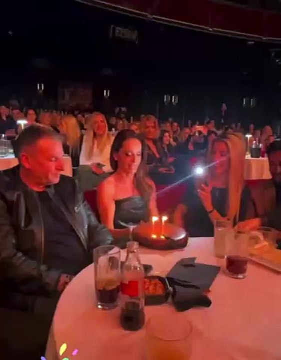 Μαρία Αντωνά: Γενέθλια με τον Γιώργο Λιάγκα στο πλευρό της - Η τούρτα και οι καλεσμένοι στο ΝΟΧ