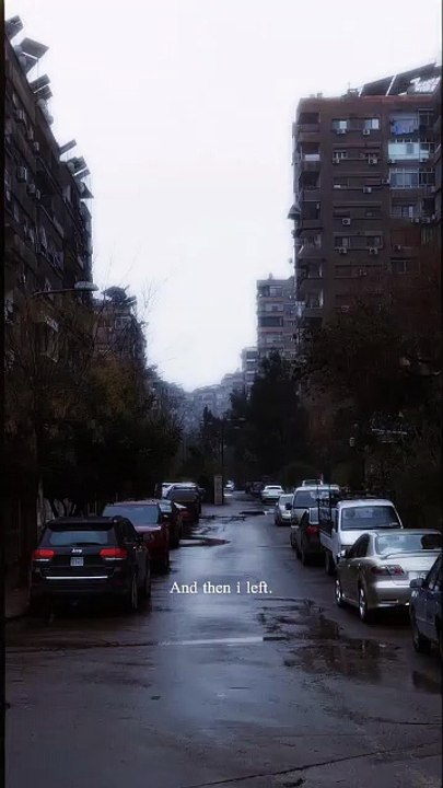 I left