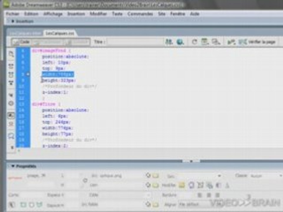 Les calques dans les feuilles de style CSS