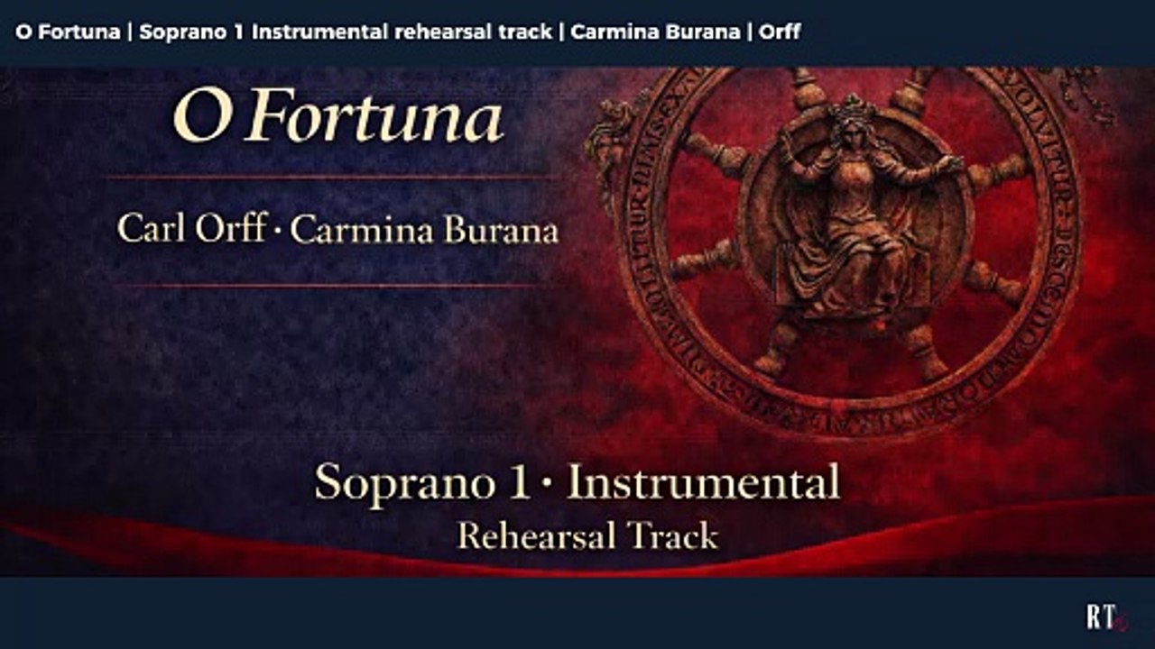 O Fortuna( C. Orff | Carmina Burana) Soprano 1 Instrumental rehearsal track