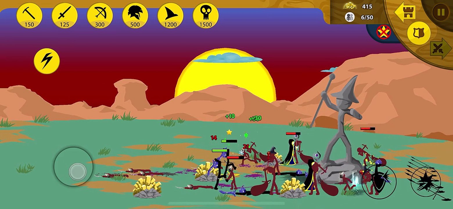 Stick War Legacy Gameplay (Advanced Normal/Hard/Insane Classic Campaign Part 9) Storm the Rebel Mage Camp #stickwarlegacy#stickwar#videogames