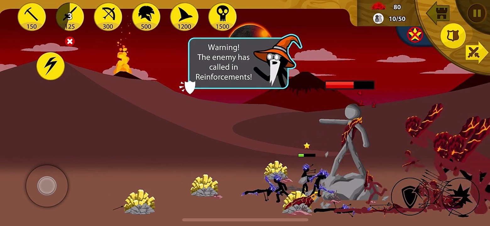 Stick War Legacy Gameplay (Advanced Normal/Hard/Insane Classic Campaign Part 11) Boarderland Flame Feeders Camp#stickwarlegacy#stickwar#videogames