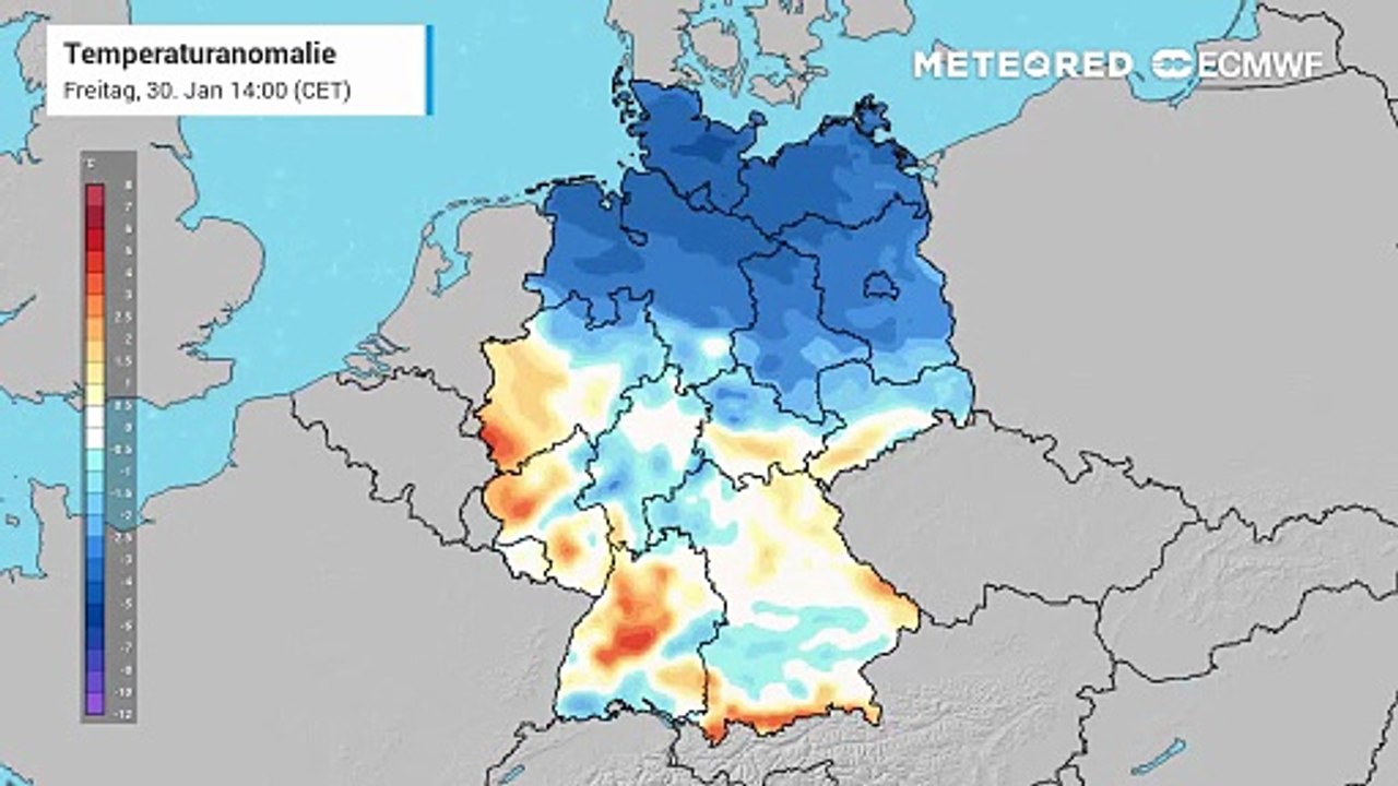 Bitterkalt im Nordosten Deutschlands: Die Wetterzweiteilung bleibt Deutschland erhalten!