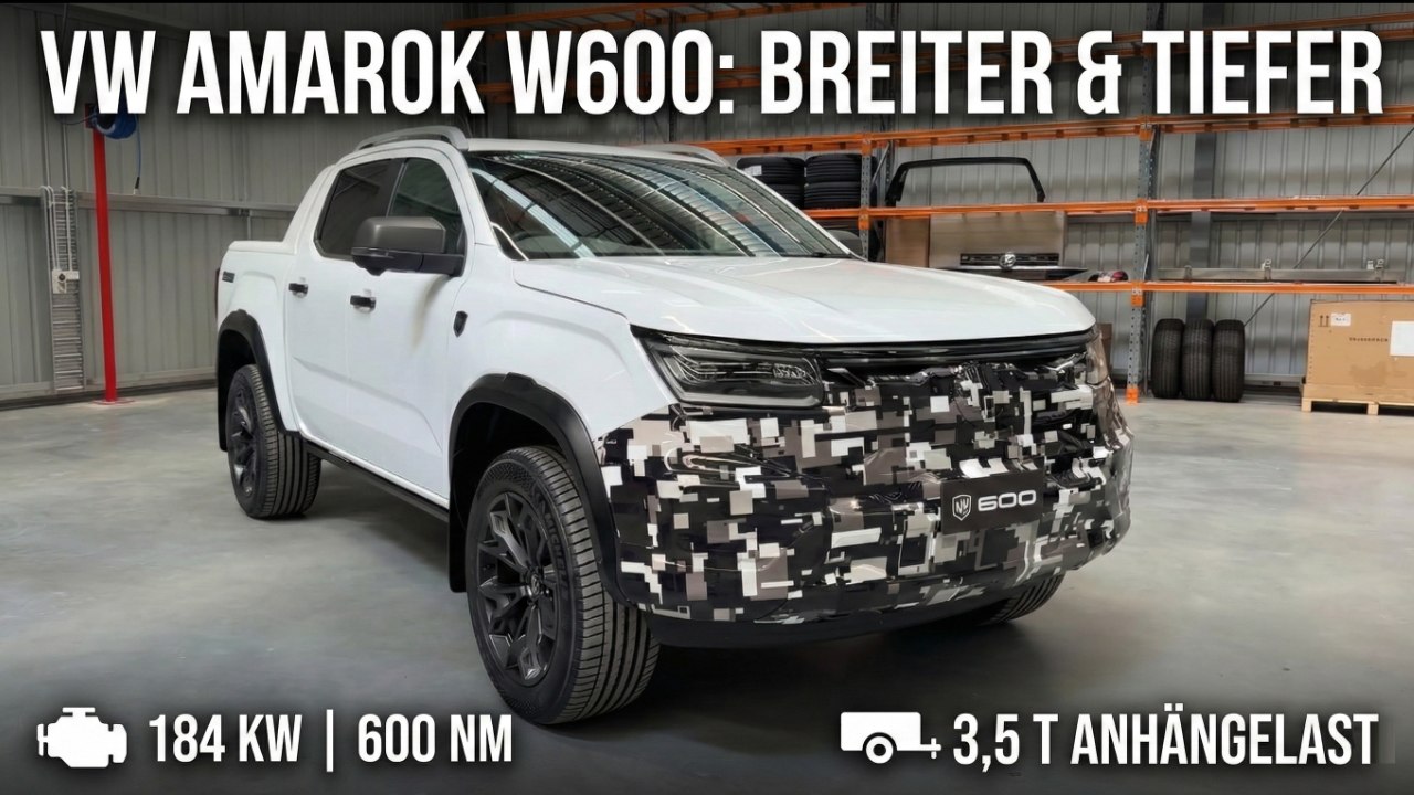 Australien-Version vom VW Amarok als Amarok W600 setzt auf Fahrdynamik