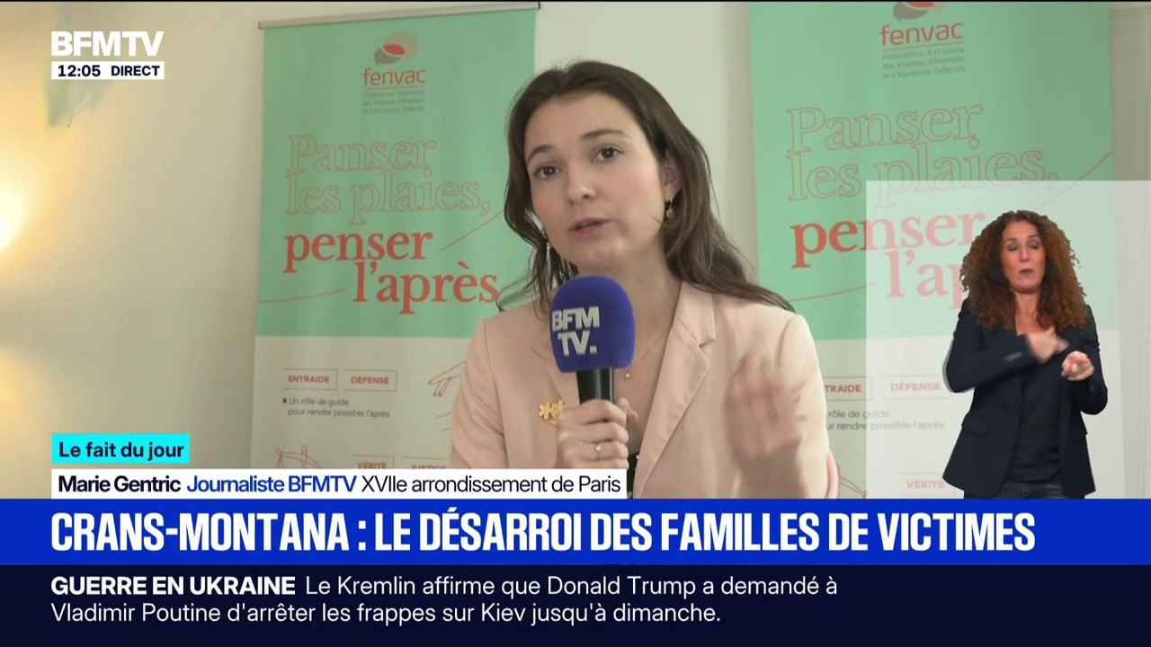 Incendie à Crans-Montana: la Fenvac demande une meilleure prise en charge des familles de victimes qui sont "dans le désarroi"