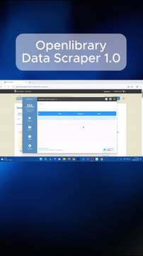 Openlibrary Data Scraper 1.0 Scraping Title, Author and Links