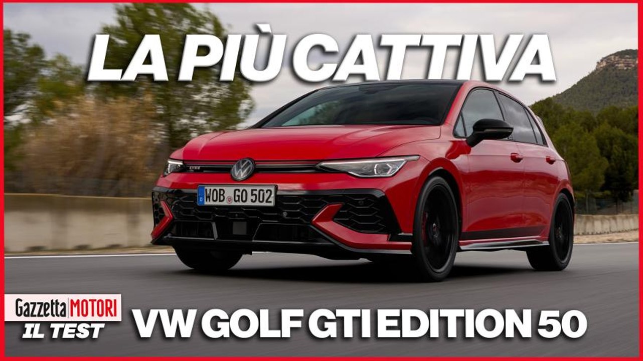 Volkswagen Golf Gti 50 Edition, la prova della più potente: 325 Cv per la serie limitata da record