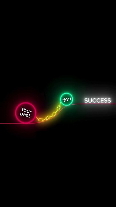 Don't let your past prevent you from success 👇 Only you have the power to cut off the shackles. ⛓️ It starts by taking the first step. 👣 Will you take control and take the first step? 🤔 Take the first step and walk in to your future 🚀