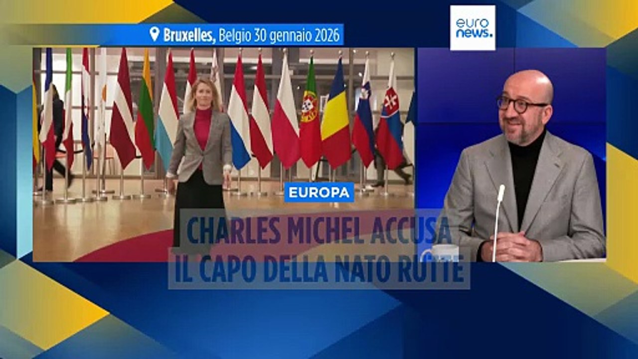 Charles Michel attacca Rutte: "Il capo della Nato dovrebbe smettere di essere un agente degli Usa"