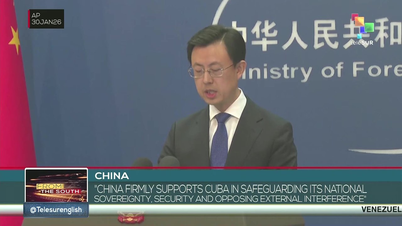 China firmly supports Cuba in safeguarding its national sovereignty