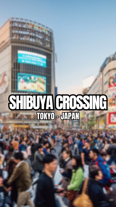 Shibuya Crossing, le plus grand carrefour du monde ! 🇯🇵