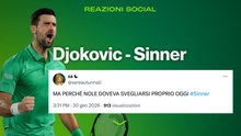 "Novak ringiovanito di 10 anni" e "Jannik, cosa ti succede?": le reazioni social a Djokovic-Sinner