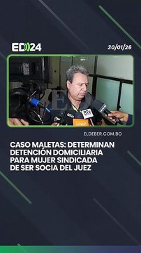 Caso maletas: Determinan detención domiciliaria para mujer sindicada de ser socia del juez