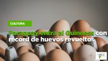 Paraguay entra al Guinness con récord de huevos revueltos