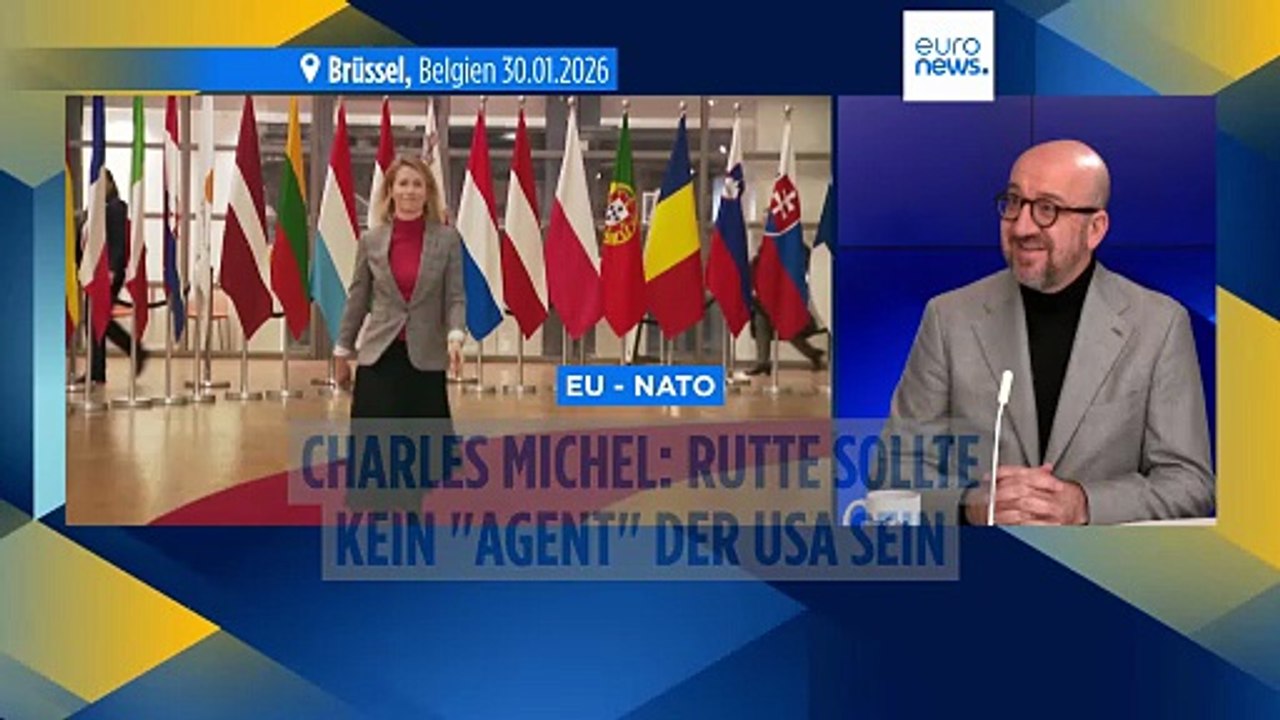 Charles michel: rutte sollte aufhören, ein "amerikanischer agent" zu sein