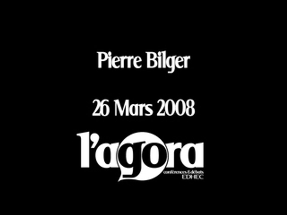 Conférence Pierre Bilger