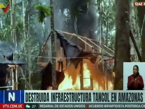 FANB desmanteló campamentos de minería ilegal y narcotráfico en el estado Amazonas