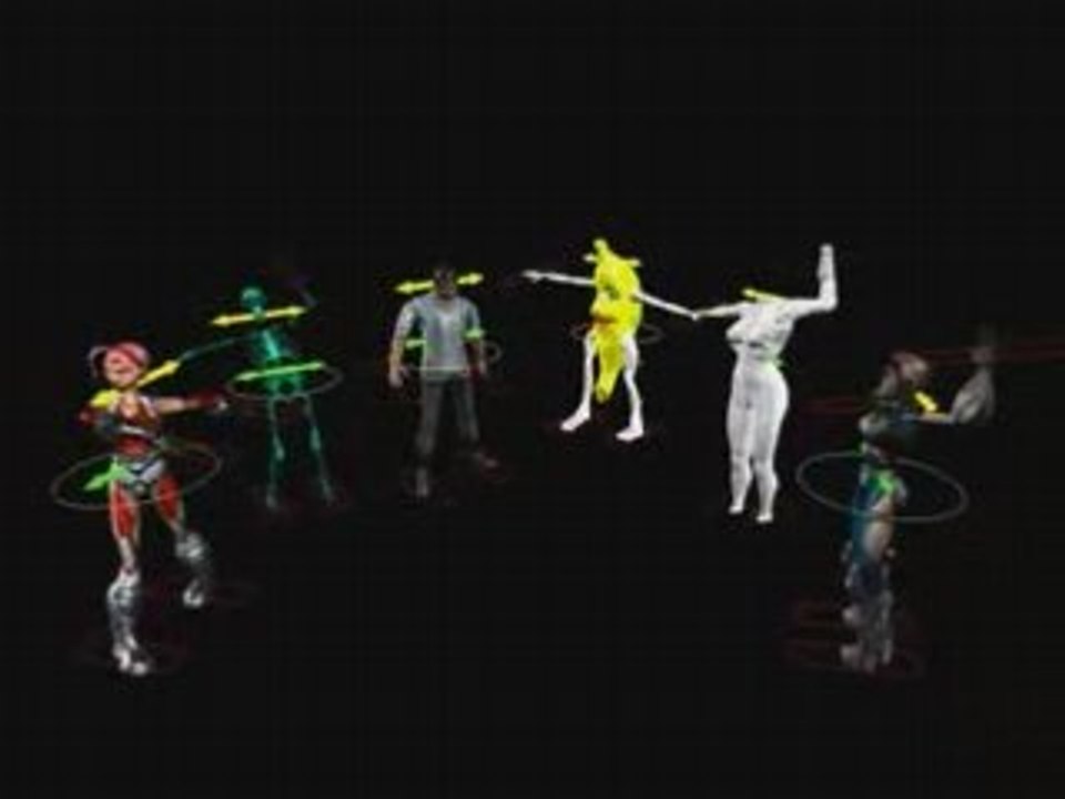 Truespace 7.5 free IK rig that accepts bvh clips.