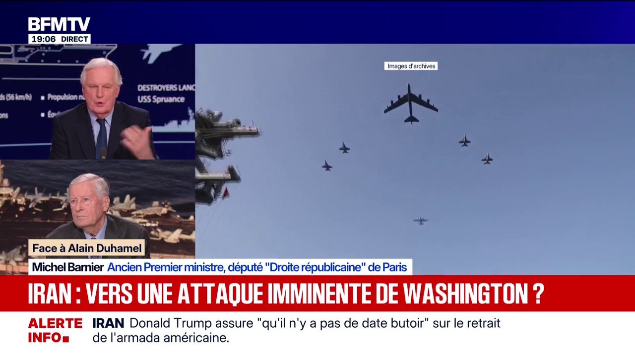 Révolte en Iran: "Ce peuple est admirable", déclare Michel Barnier, ancien Premier ministre