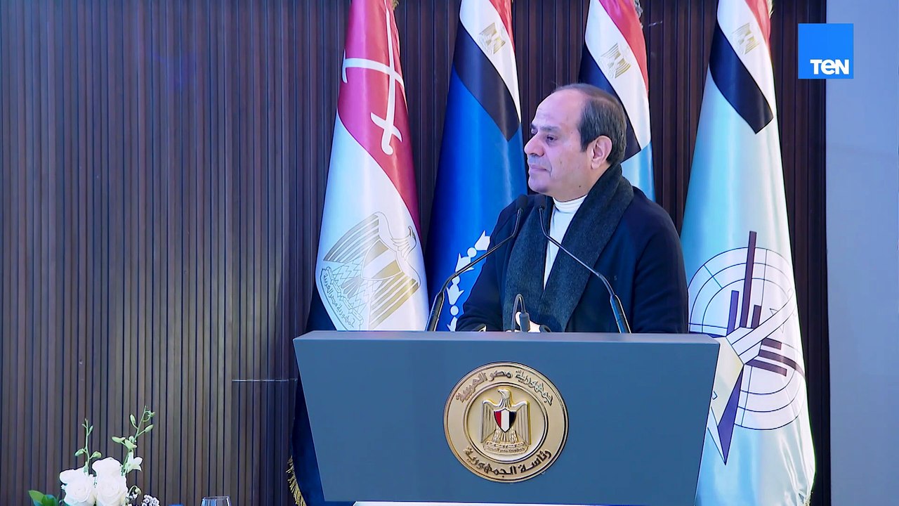 الرئيس السيسي: اطمئن المصريين السلع الأساسية والمنتجات متوفرة رغم الازمات اللي حصلت في العالم