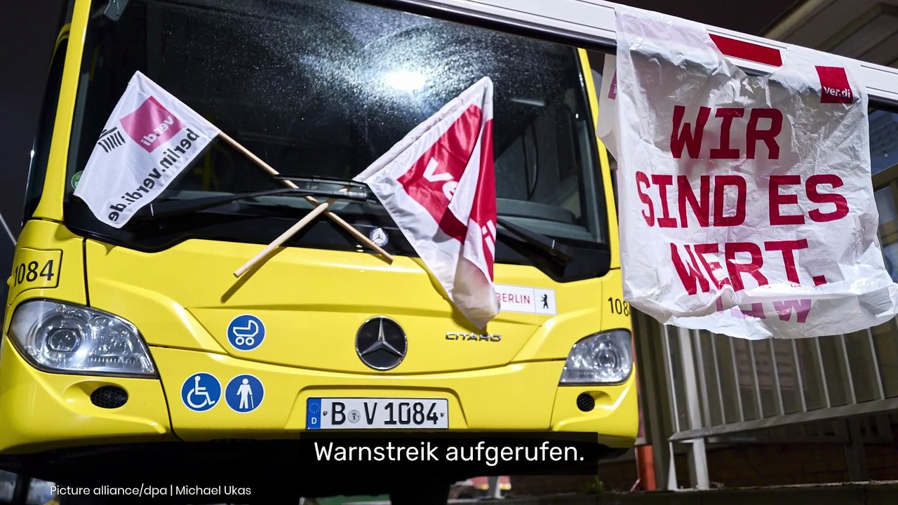 ÖPNV-Streik am 2.2.2026: Bus- und Bahnausfälle drohen - das müssen Sie jetzt wissen