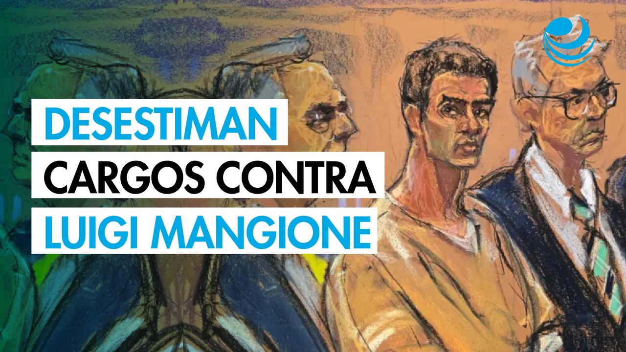 Jueza desestima cargos de asesinato y tenencia ilícita de armas contra Luigi Mangione