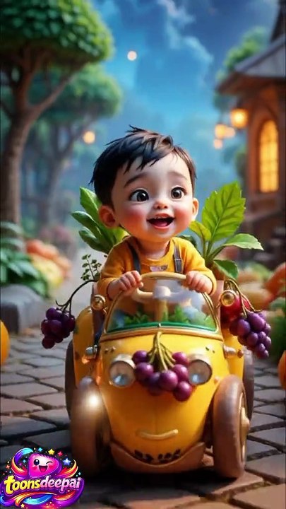 Cute Laughing Kid Meets a Friendly dudi dudi dam dam | AI Kids