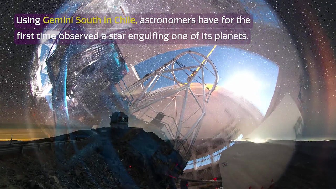 Signs Of Dying Star Consuming A Planet Detected