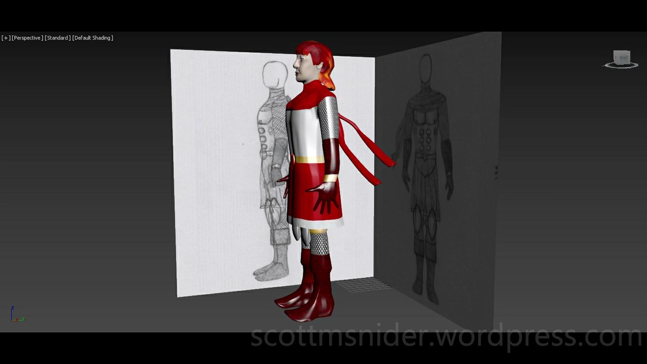 Flame: 3DS MAX Practice Polygon Modeling Model Video #217 (02-01-2026)