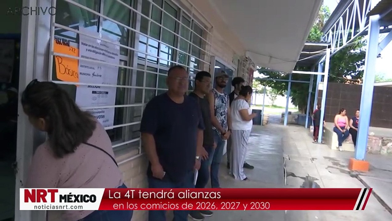La 4T tendrá alianzas en los comicios de 2026, 2027 y 2030