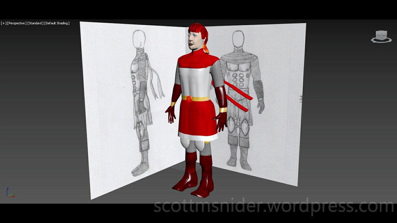 Flame: 3DS MAX Practice Polygon Modeling Model Video #203 (01-30-2026)