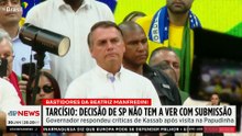 Tarcísio rebate Kassab e diz que relação com Bolsonaro não é submissão