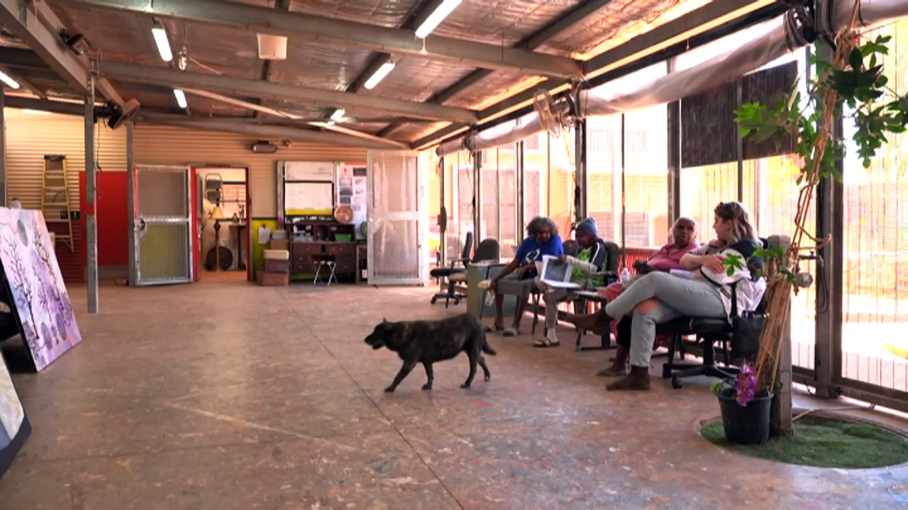 Mimili artists document their stories through art and song in rural South Australia