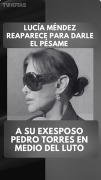Lucía Méndez se despide de Pedro Torres: primeras declaraciones tras el funeral