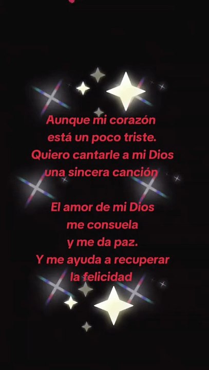 Dios me consuela y me da paz. 🙏