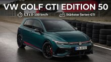VW Golf GTI Edition 50 Dark Moss Green Metallic | Jubiläumsmodell im Fokus