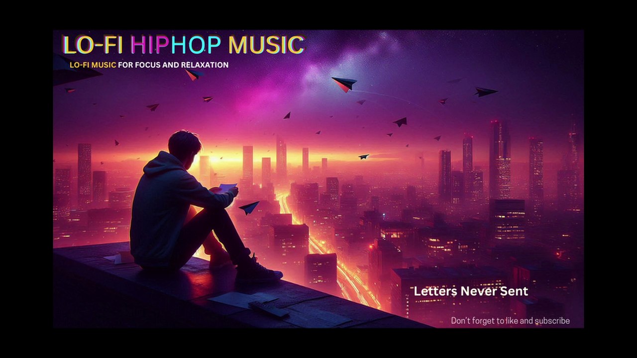 Lo-fi HipHop Music - Music for Focus, Rest, Relaxation, Focus and Study -Letters Never Sent