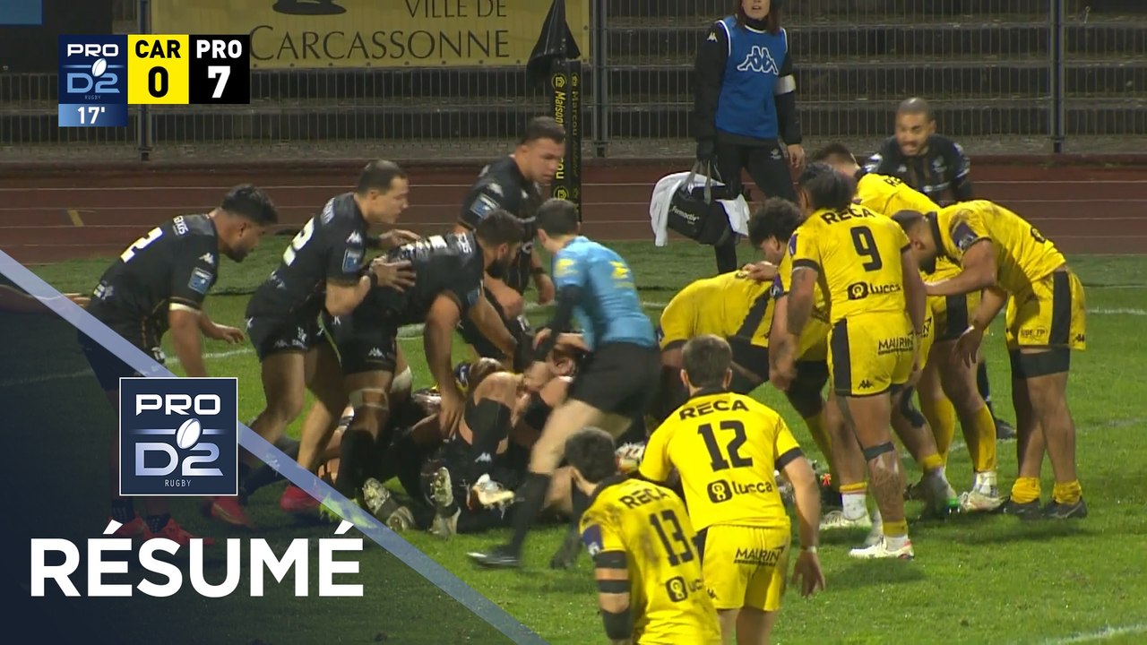 PRO D2 Saison 2025-2026 J19 - Résumé US Carcassonnaise - Provence Rugby