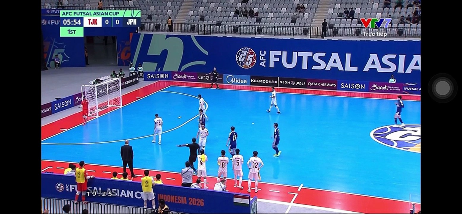 Highlight VTV7 | Futsal Tajikistan 🇹🇯 0-3 Futsal Nhật Bản 🇯🇵 | Bảng C - VCK FUTSAL Châu Á năm 2026