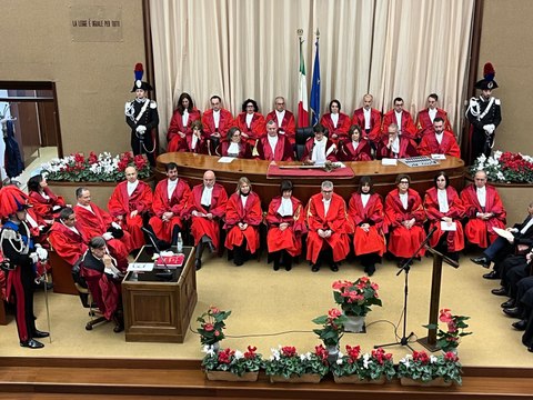 Cagliari, la cerimonia di inaugurazione dell?anno giudiziario