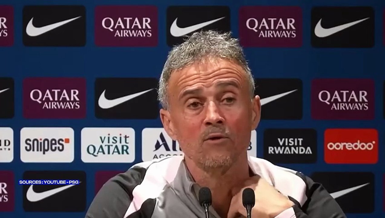 La sortie forte de Luis Enrique sur Kang in Lee