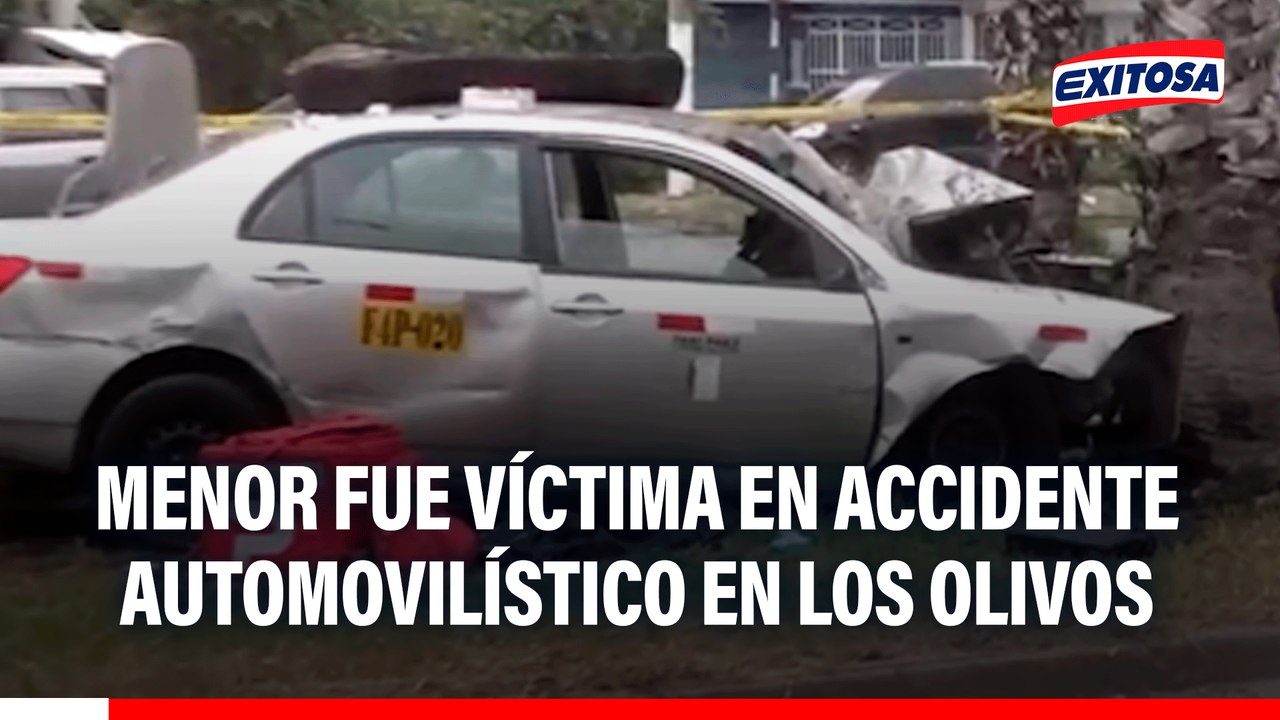 Accidente en Los Olivos: Menor falleció junto a otras 3 personas