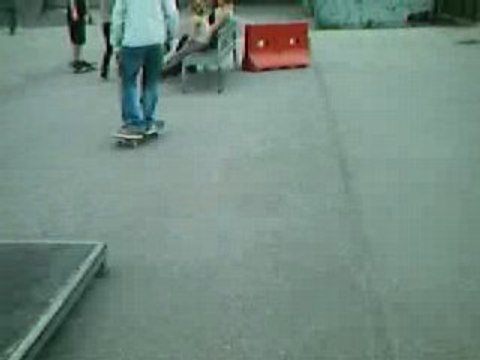 Skate ollie flip