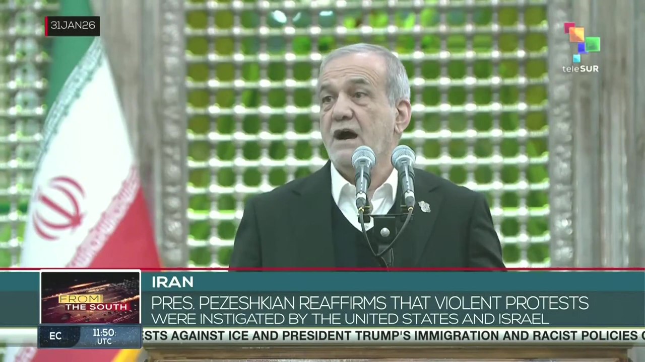 Iran | Pres. Pezeshkian reaffirms that violent protests were instigated by the united states and Israel