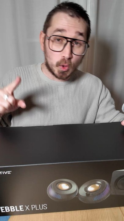 Unboxing des Creative Pebble X Plus !