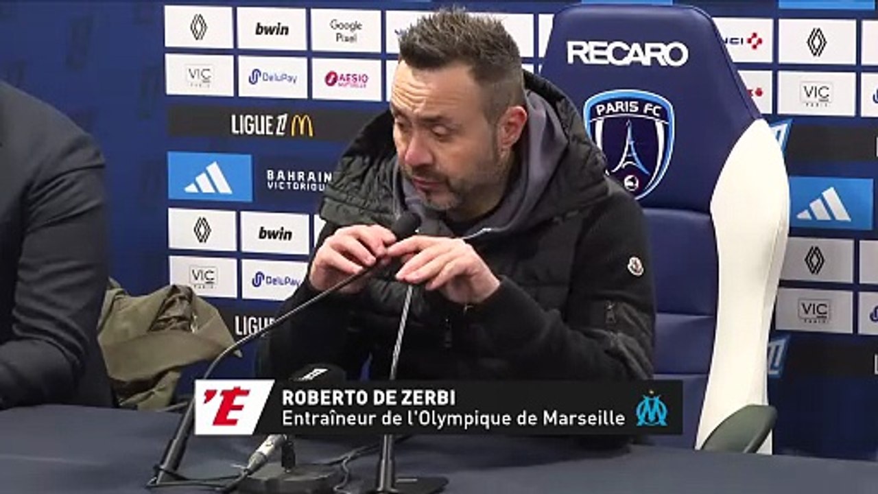 Roberto De Zerbi après le match nul de l'OM contre le Paris FC : « Je suis toujours prêt à partir à la guerre » - Foot - Ligue 1 - OM
