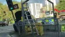 Crashes Into a Lamppost Trying to Get Away From Police 😲  || ItsNowViral